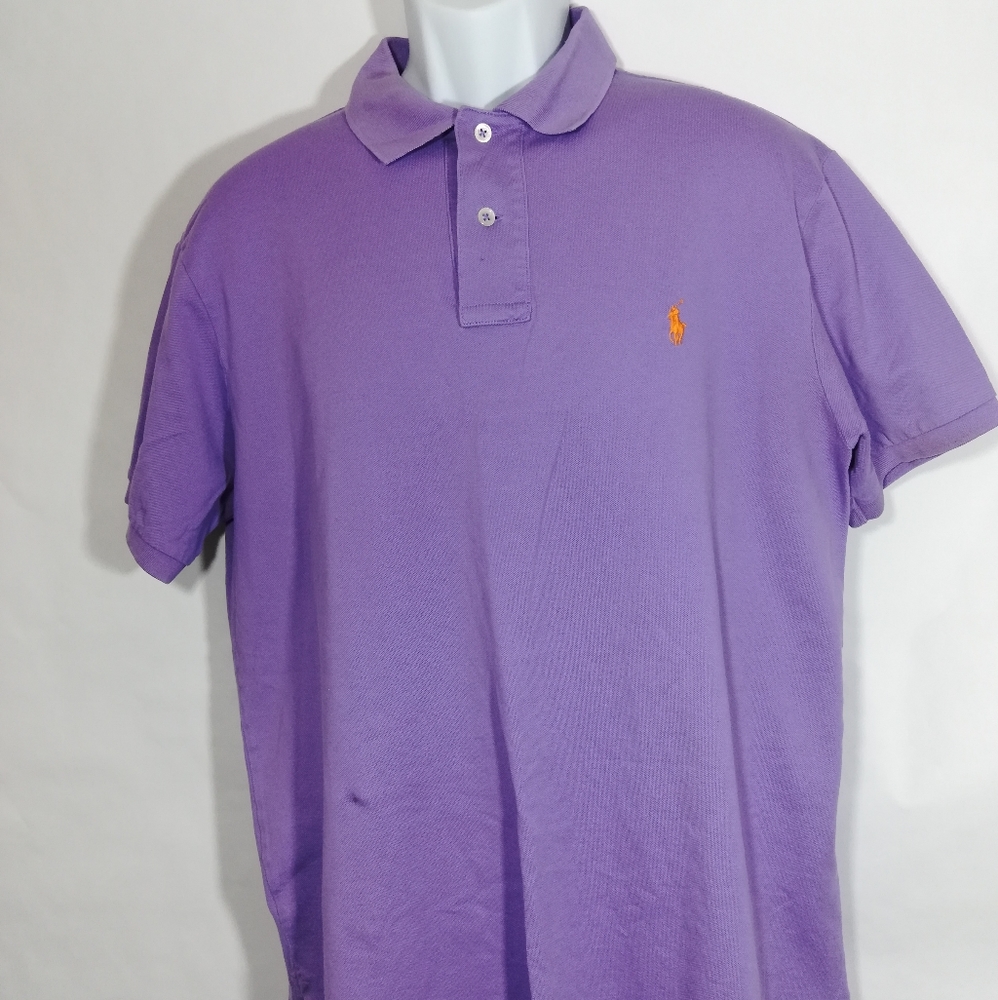 Mens Polo Ralph Lauren Shirt Purple SZ XL